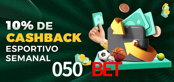 10% de bônus de cashback na 050 bet