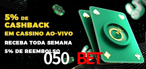 Promoções do cassino ao Vivo 050 bet